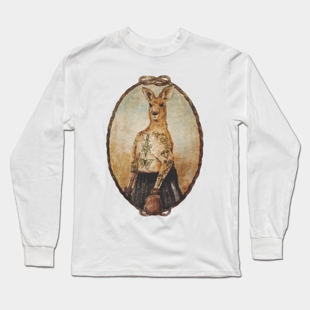 Australian Boxer Long Sleeve T-Shirt by mikekoubou